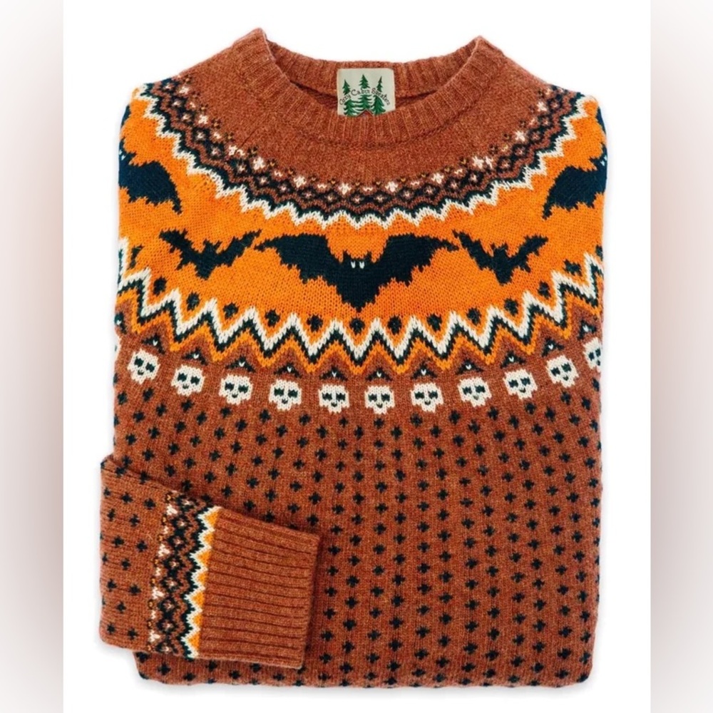 Kiel James Patrick “Bat to the Bone” Fair Isle Sweater XXL